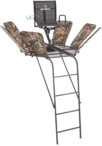 Best 1-man ladder treestand is the bolderton outlander 360 ladder tree stand