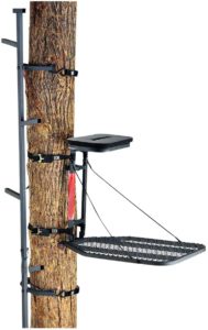 Best hang on tree stand with sticks under $100 is the guide gear climbing stick combo