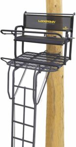 Best 2-man ladder tree stand is the rivers edge lockdown treestand