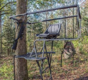 Best 360-degree swivel climbing tree stand is the skunk ape tree stand