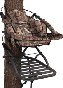 Best climbing tree stand for the money is the summit treestand max sd