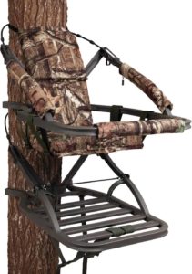 Best climbing tree stand for big guys is the summit treestand goliath sd