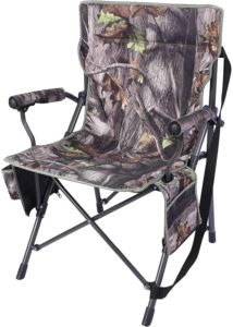 Best blind hunting chair for big guys is the Redcamp Heavy-Duty Chair